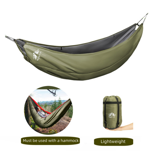 Night cat hammock underquilt - night,