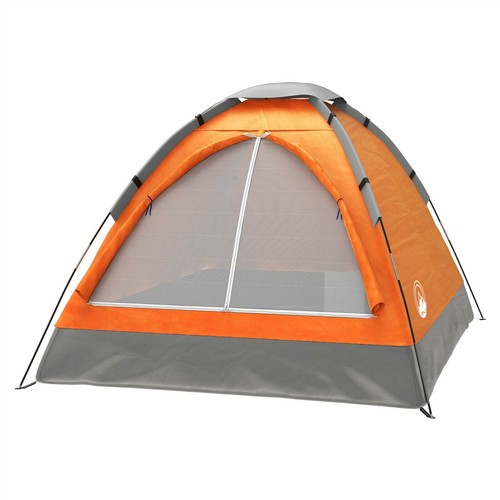 Two person man orange tent - orange,