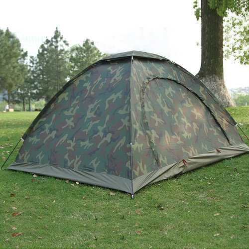 Man person camping - camping, tent